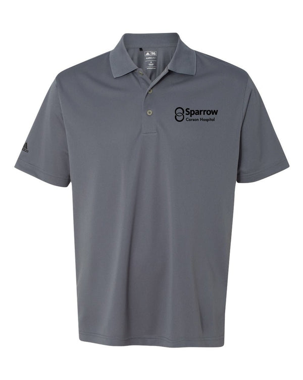 Custom Apparel - Screen Printing - Carson Hospital - COVID Response Adidas Polo w/Embroidered Logo - Men's - Polo - Carson Hospital
