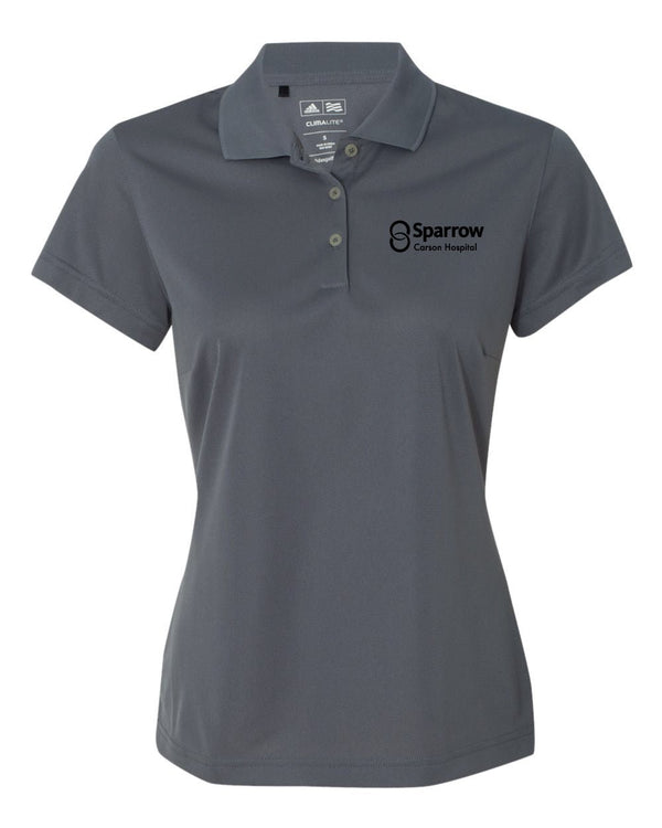 Custom Apparel - Screen Printing - Carson Hospital - COVID Response Adidas Polo w/Embroidered Logo - Women's - Polo - Carson Hospital