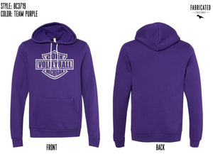 Custom Apparel - Screen Printing - Core Volleyball - Purple Hoodie - Hoodie - Core Volleyball