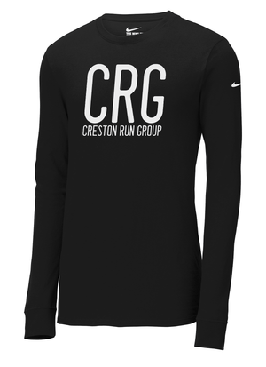 Custom Apparel - Screen Printing - Creston Run Group - Nike LS Unisex Performance T-shirt - Long Sleeve T-Shirt - Creston Run Group