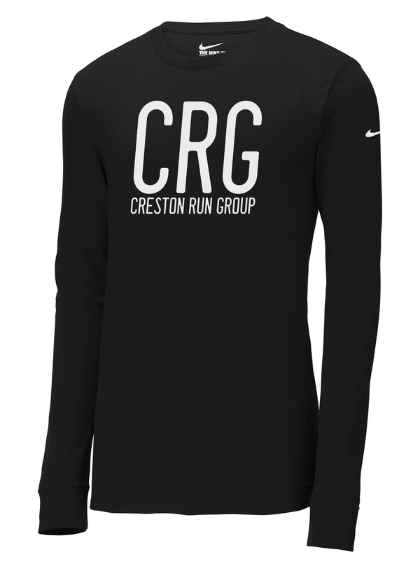 Custom Apparel - Screen Printing - Creston Run Group - Nike LS Unisex Performance T-shirt - Long Sleeve T-Shirt - Creston Run Group