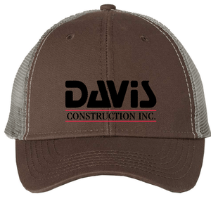Custom Apparel - Screen Printing - Davis Construction - Cap - Davis Construction