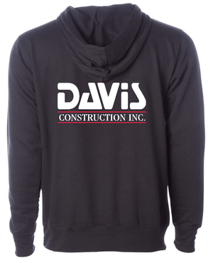 Custom Apparel - Screen Printing - Davis Construction - Hoodie - Davis Construction