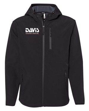 Custom Apparel - Screen Printing - Davis Construction - Soft Shell Jacket - Davis Construction
