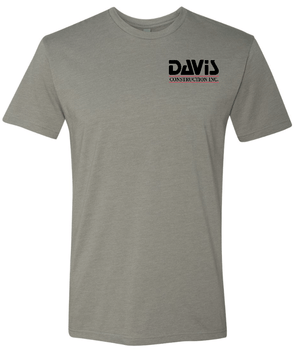 Custom Apparel - Screen Printing - Davis Construction - Unisex T-shirt - Davis Construction