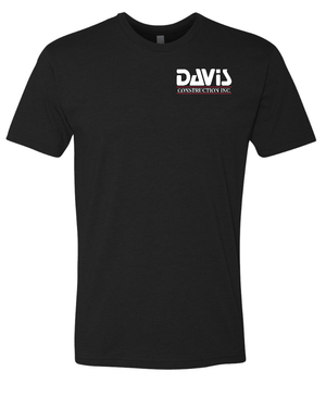 Custom Apparel - Screen Printing - Davis Construction - Unisex T-shirt - Davis Construction