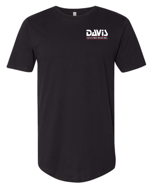 Custom Apparel - Screen Printing - Davis Construction - Unisex T-shirt Tall - Davis Construction