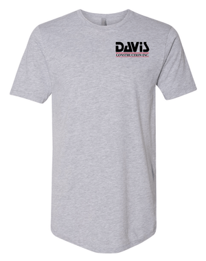 Custom Apparel - Screen Printing - Davis Construction - Unisex T-shirt Tall - Davis Construction