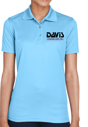 Custom Apparel - Screen Printing - Davis Construction - Women's Polo - Davis Construction