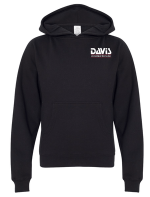 Custom Apparel - Screen Printing - Davis Construction - Youth Hoodie - Davis Construction