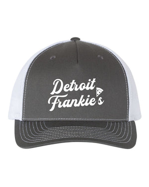 Custom Apparel - Screen Printing - Detroit Frankie's Wood Fired Brick Oven - Embroidered Unisex Hat - Hat - Detroit Frankies