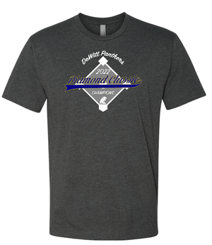 Custom Apparel - Screen Printing - DeWitt Baseball - Diamond Classic Champions 2022 T-shirt - DeWitt Baseball DC