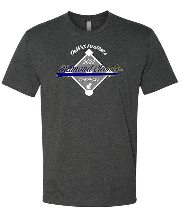 Custom Apparel - Screen Printing - DeWitt Baseball - Diamond Classic Champions 2022 T-shirt - DeWitt Baseball DC