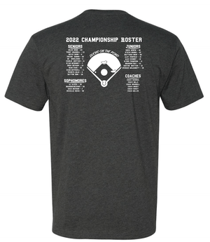 Custom Apparel - Screen Printing - DeWitt Baseball - Diamond Classic Champions 2022 T-shirt - DeWitt Baseball DC