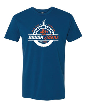 Custom Apparel - Screen Printing - Dough Riders - Cool Blue Unisex T-Shirt - Dough Riders