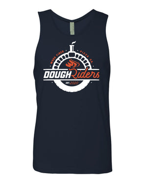 Custom Apparel - Screen Printing - Dough Riders - Midnight Navy Unisex Tank Top - Dough Riders