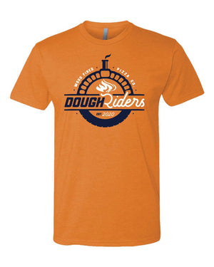 Custom Apparel - Screen Printing - Dough Riders - Orange Unisex T-Shirt - Dough Riders