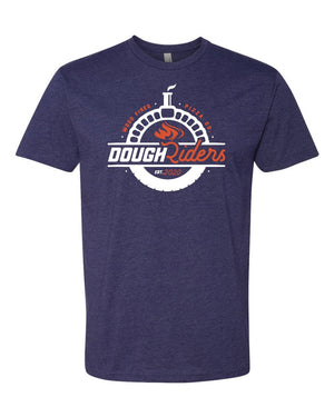 Custom Apparel - Screen Printing - Dough Riders - Purple Unisex T-Shirt - Dough Riders