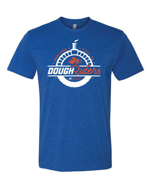 Custom Apparel - Screen Printing - Dough Riders - Royal Blue Unisex T-Shirt - Dough Riders