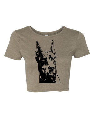 Custom Apparel - Screen Printing - DWC - Big. Loud. Real. Crop Top - Crop Top - DWC