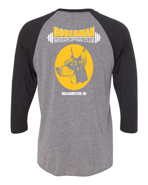 Custom Apparel - Screen Printing - DWC - Classic Baseball 3/4 Sleeve TShirt - 3/4 Baseball Shirt - DWC