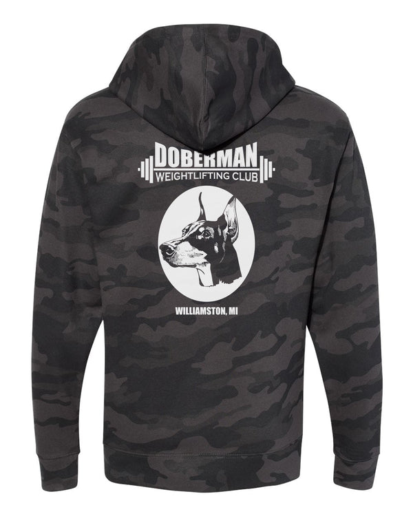 Custom Apparel - Screen Printing - DWC - Classic Black Camo Hoodie - Hoodie - DWC