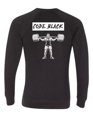 Custom Apparel - Screen Printing - DWC - Code Black Crewneck Sweatshirt - Crewneck - DWC