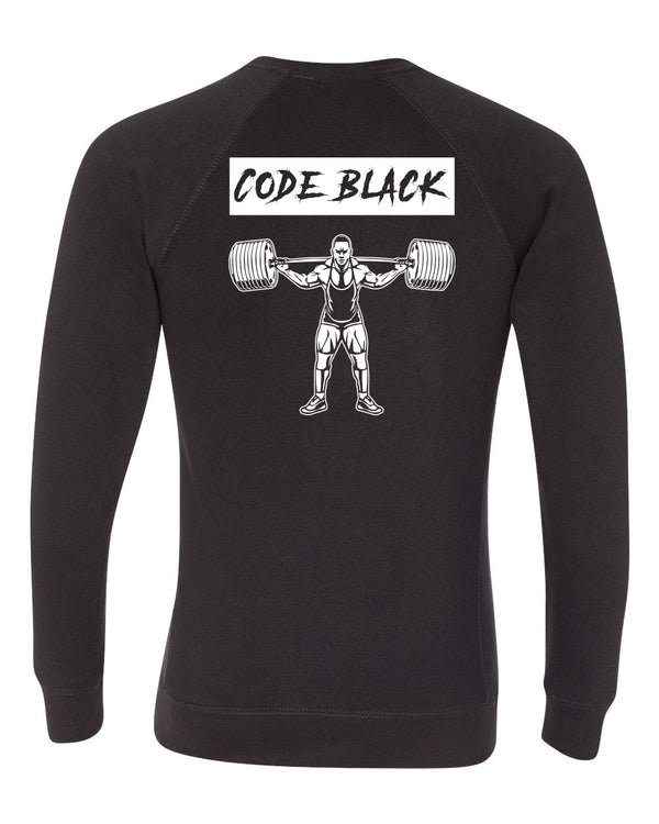 Custom Apparel - Screen Printing - DWC - Code Black Crewneck Sweatshirt - Crewneck - DWC