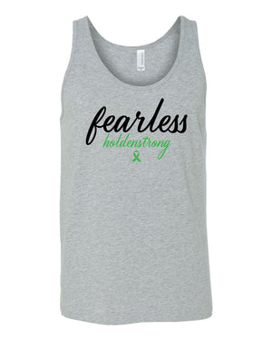 Custom Apparel - Screen Printing - Fearless Holdenstrong - Adult Unisex Tank Top - Fearless Holdenstrong