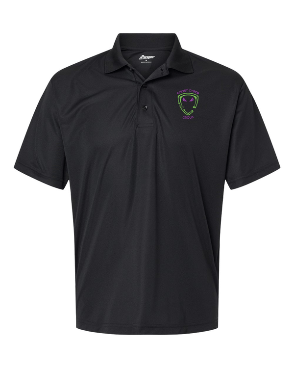 Custom Apparel - Screen Printing - Ghost Cyber Group - Performance Polo - Polo - Ghost Cyber Group