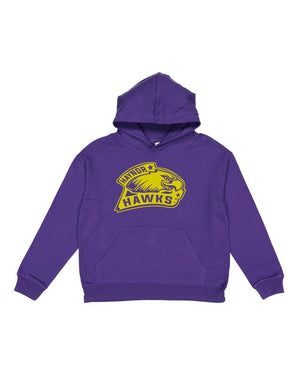 Custom Apparel - Screen Printing - Haynor Hawks - Purple Youth Hoodie - Youth Hoodie - Haynor Hawks