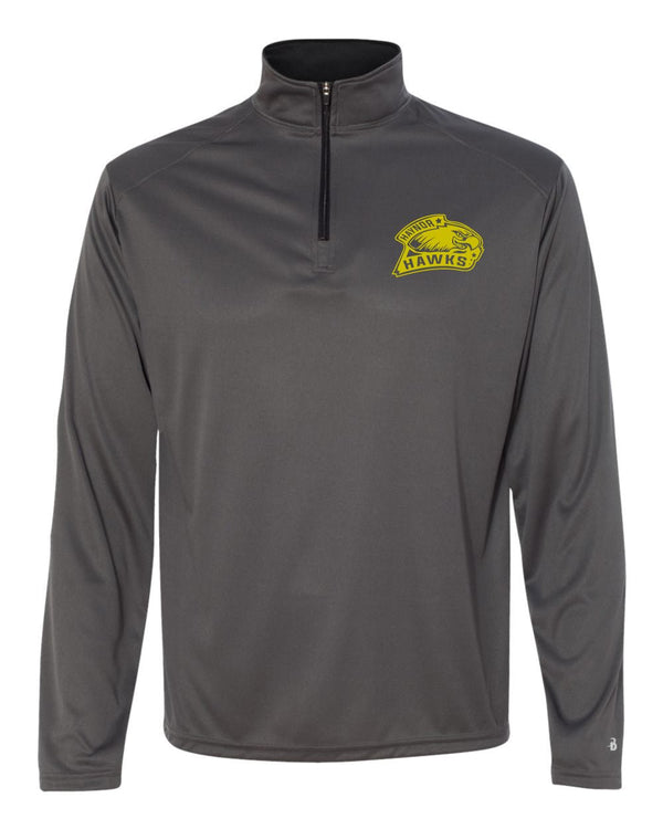 Custom Apparel - Screen Printing - Haynor Hawks Quarter Zip - Haynor Hawks