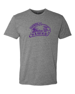 Custom Apparel - Screen Printing - Haynor Hawks T-shirt (grey) - Haynor Hawks