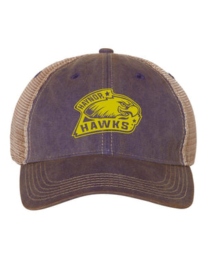 Custom Apparel - Screen Printing - Haynor Hawks Trucker Hat - Haynor Hawks
