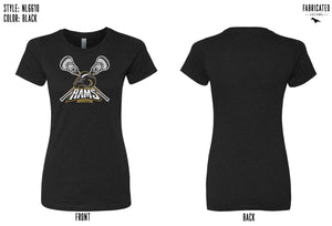 Custom Apparel - Screen Printing - HOLT JR. RAMS LACROSSE - LACROSSE RAM WOMENS T - SHIRT - Holt Lacrosse