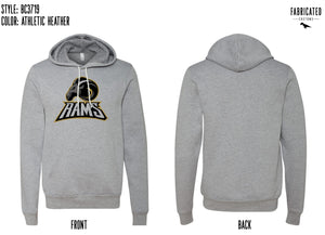 Custom Apparel - Screen Printing - Holt Jr. Rams Lacrosse - Rams Hoodie - Holt Lacrosse
