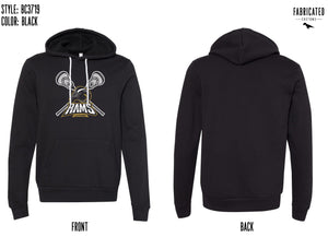 Custom Apparel - Screen Printing - Holt Jr. Rams Lacrosse - Rams Lacrosse Hoodie - Holt Lacrosse