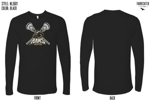 Custom Apparel - Screen Printing - Holt Jr. Rams Lacrosse - Rams Lacrosse Long Sleeve T-shirt - Holt Lacrosse