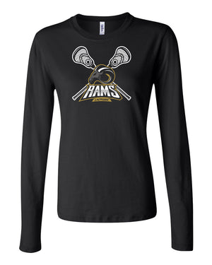 Custom Apparel - Screen Printing - HOLT JR. RAMS LACROSSE - RAMS LACROSSE WOMEN'S LONG SLEEVE T - SHIRT - Holt Lacrosse