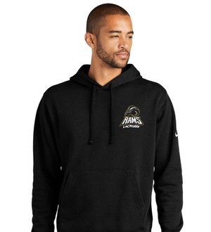 Custom Apparel - Screen Printing - Holt LAX – Nike - Fleece Pullover Hoodie - Holt Lacrosse 2023