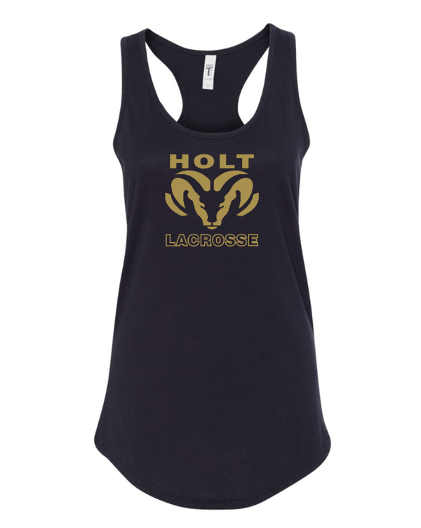 Custom Apparel - Screen Printing - Holt LAX – Women's Ideal Racerback Tank - Holt Lacrosse 2023