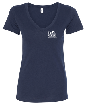 Custom Apparel - Screen Printing - Homeworks - Women's V Neck - Homeworks
