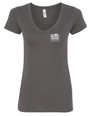 Custom Apparel - Screen Printing - Homeworks - Women's V Neck - Homeworks
