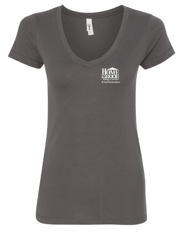 Custom Apparel - Screen Printing - Homeworks - Women's V Neck - Homeworks