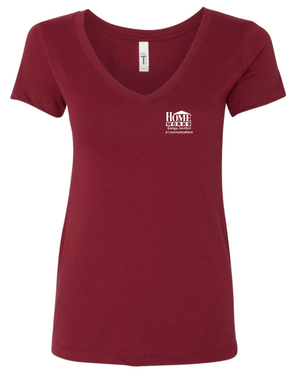 Custom Apparel - Screen Printing - Homeworks - Women's V Neck - Homeworks