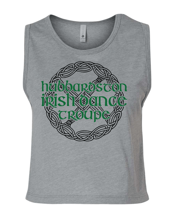 Custom Apparel - Screen Printing - Hubbardston Irish Dance Troupe - Crop Top T-shirt - T-Shirt - Hubbardston IDT