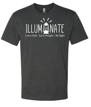 Custom Apparel - Screen Printing - Illuminate – Unisex T-Shirt - Illuminate Church Fundraiser
