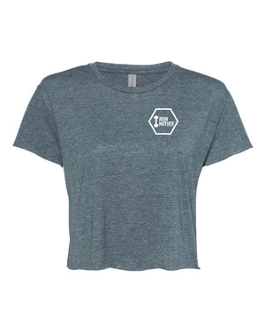 Custom Apparel - Screen Printing - Iron Mother - One Bad Motha' Women's Crop Top - Iron Mother