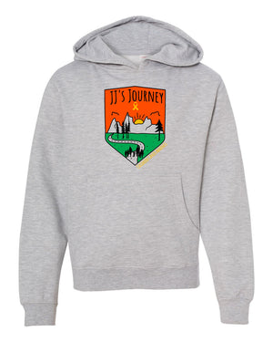 Custom Apparel - Screen Printing - JJ's Journey - Unisex Youth Hoodie - JJ's Journey