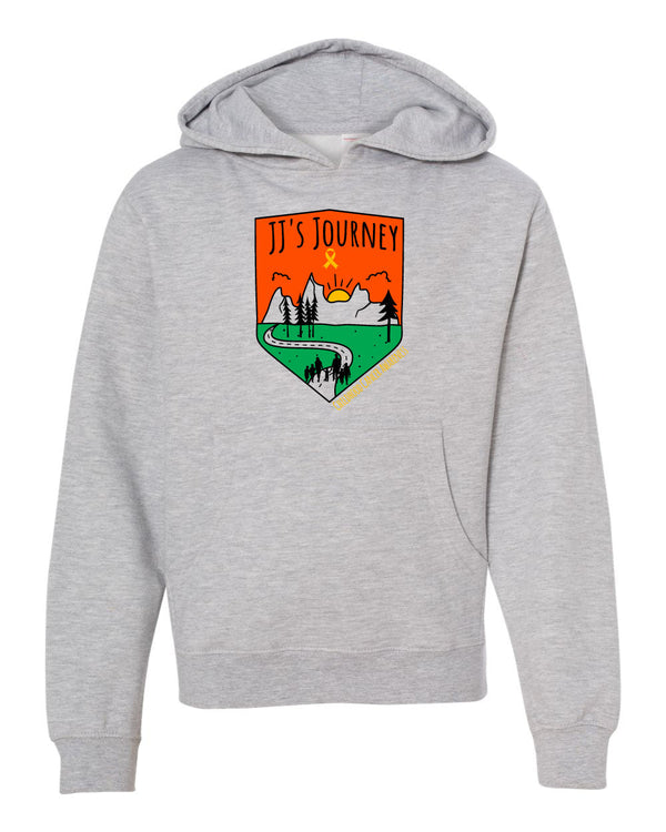 Custom Apparel - Screen Printing - JJ's Journey - Unisex Youth Hoodie - JJ's Journey